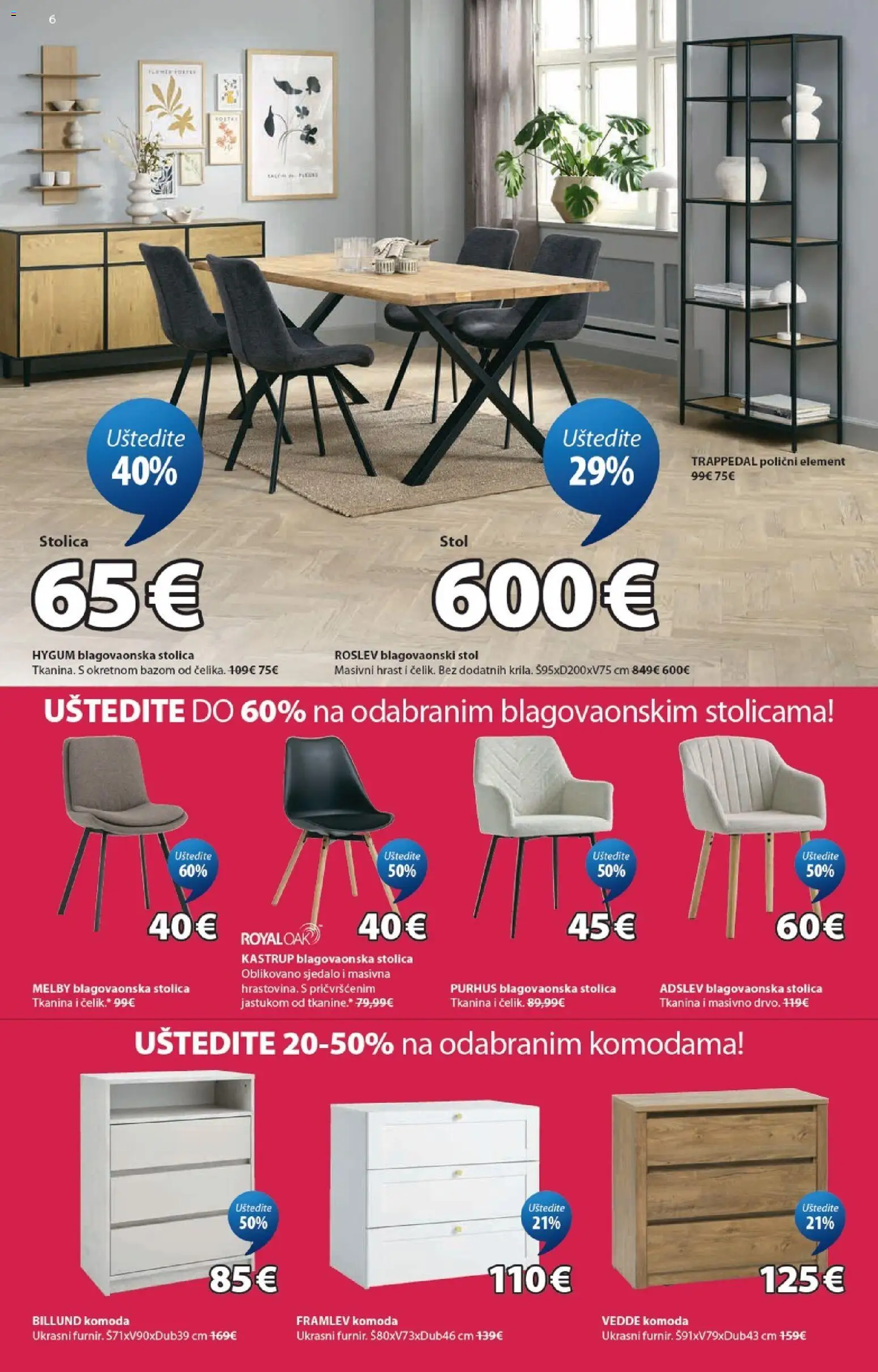 JYSK katalog | vrijedi od 01.07.2026 | Stranica: 6