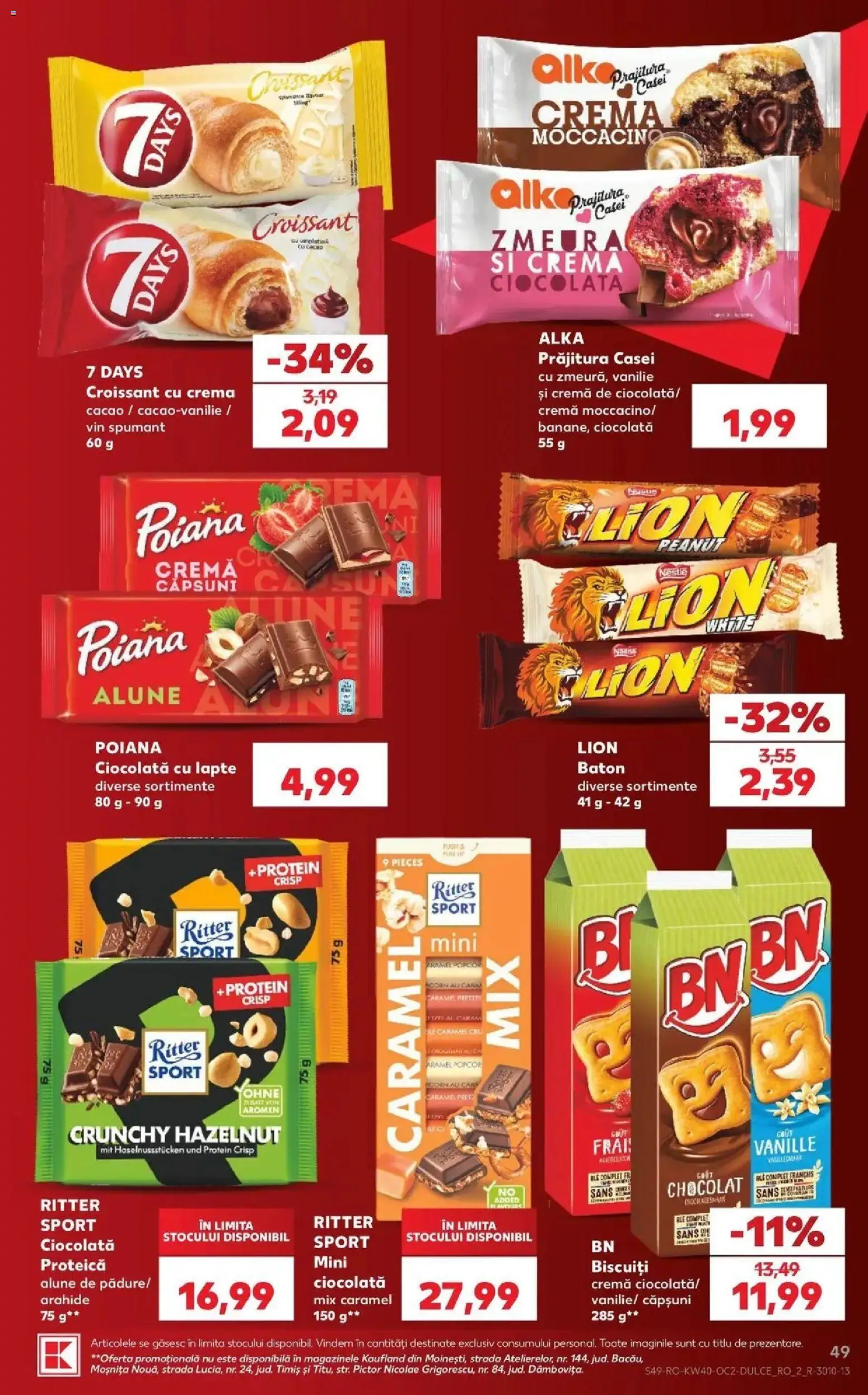 Kaufland Viseu de Sus 30.09.2026 - Revista si Oferta | Pagină: 49 | Produse: Sport, Ciocolată, Vin, Cacao