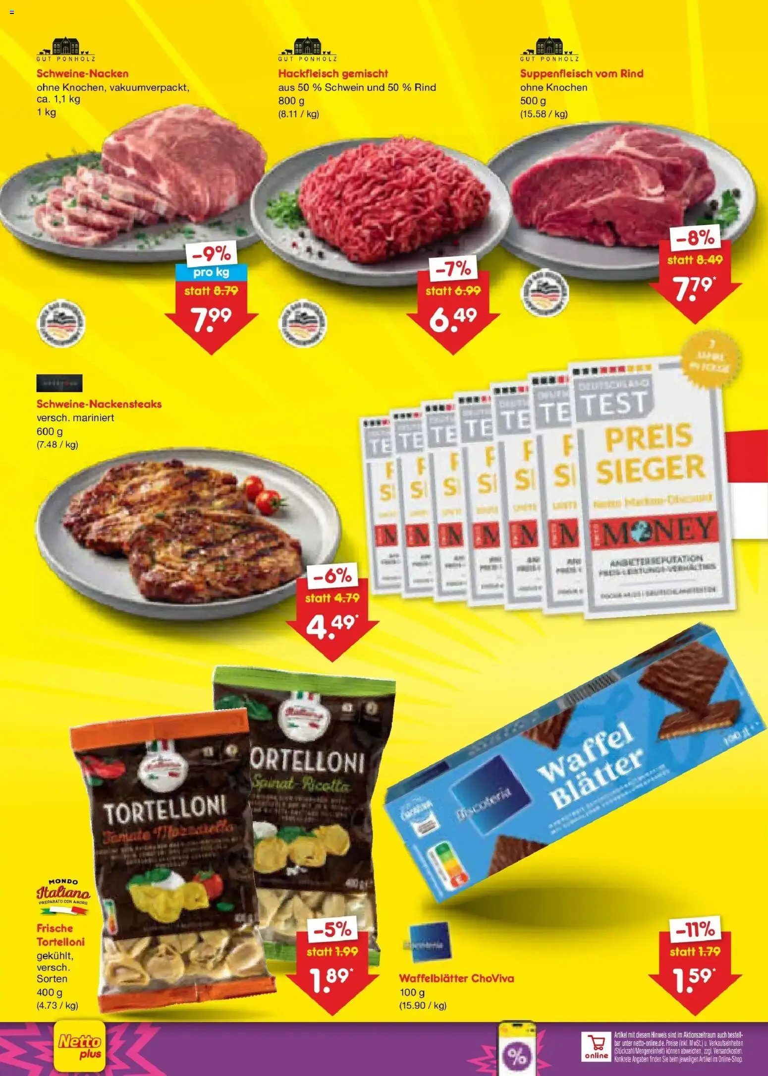 Netto Marken-Discount Prospekt Leipzig – gültig ab 28.09.2026 | Seite: 36 | Produkte: Schweinenacken, Suppenfleisch, Hackfleisch