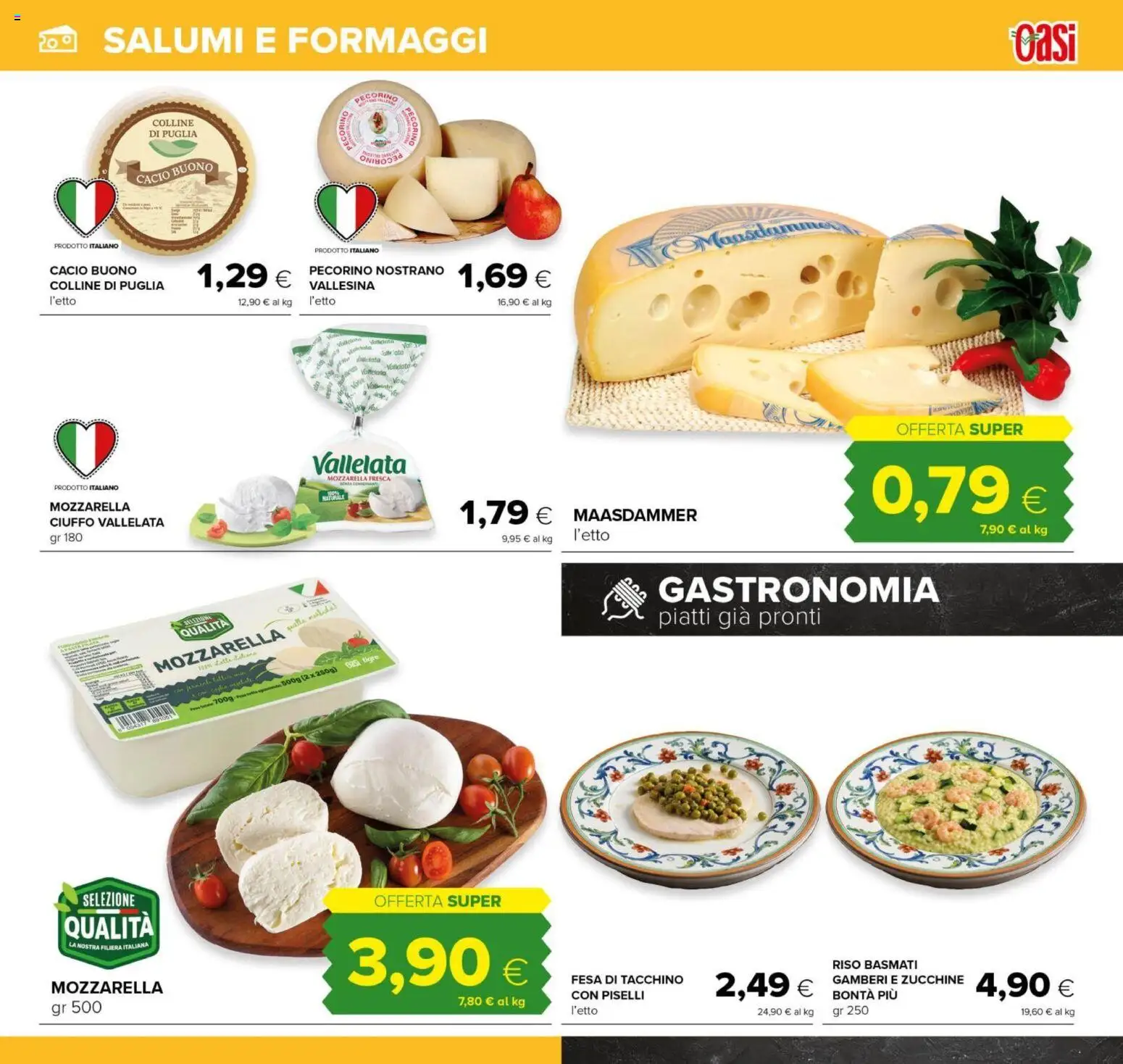 Volantino Oasi del 21/08/2026 | Pagina: 17 | Prodotti: Riso, Piatti, Mozzarella, Piselli