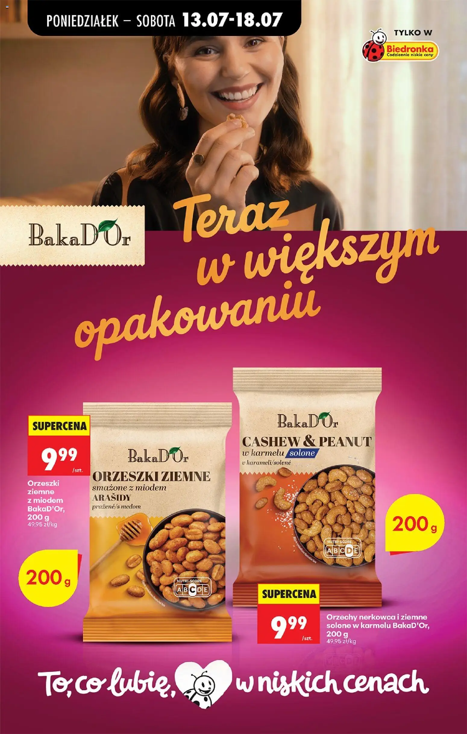 Biedronka Polsko leták od 13.07.2026 | Strana: 68 | Produkty: Arašídy