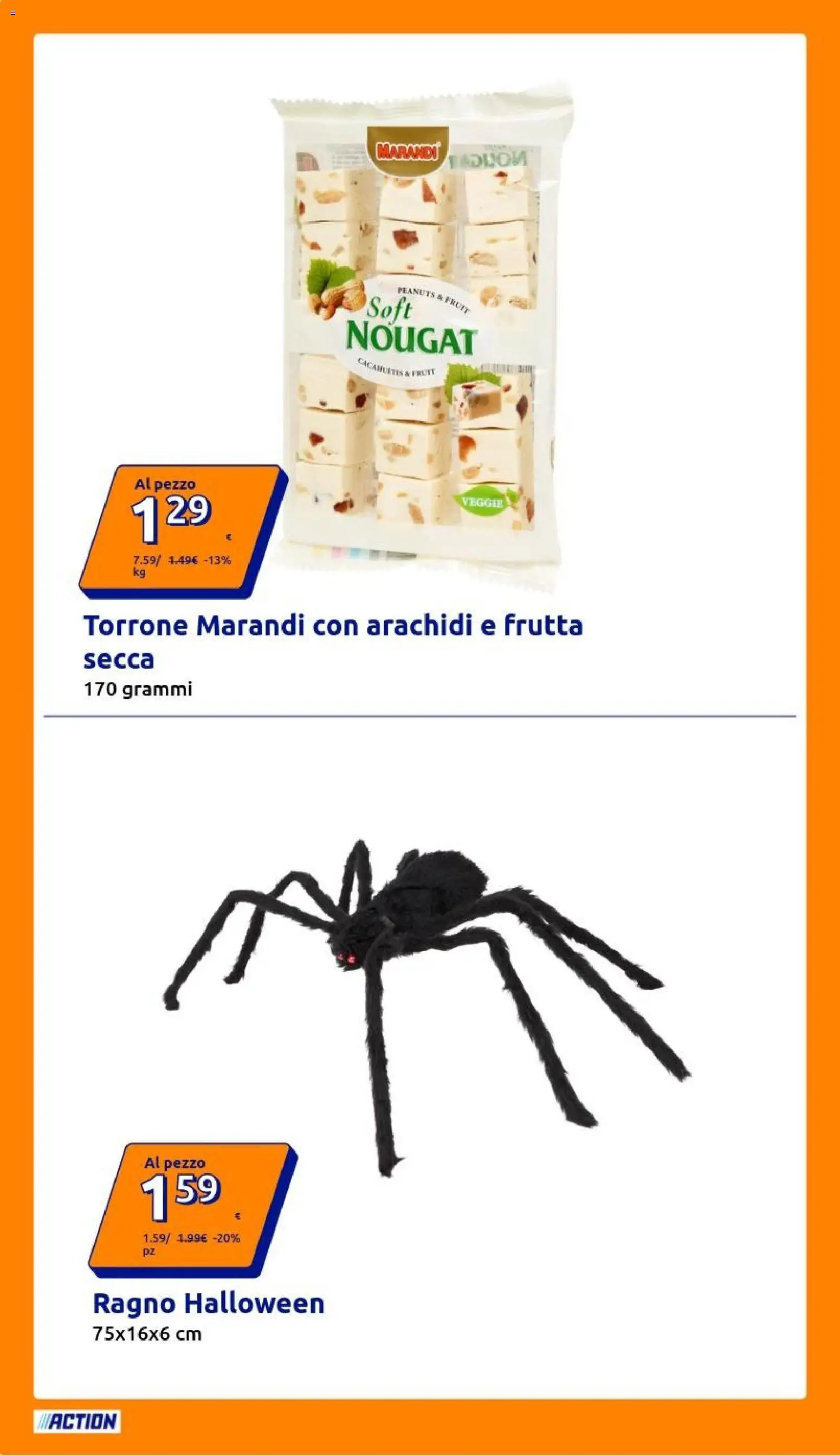 Volantino Action del 07/10/2026 | Pagina: 22 | Prodotti: Frutta secca, Frutta, Arachidi