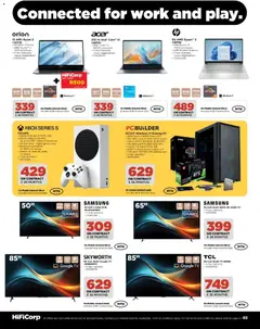 HiFi Corp specials catalogue – valid from 07.04.2026 | Page: 3 | Products: Xbox, Case, Laptop, TV