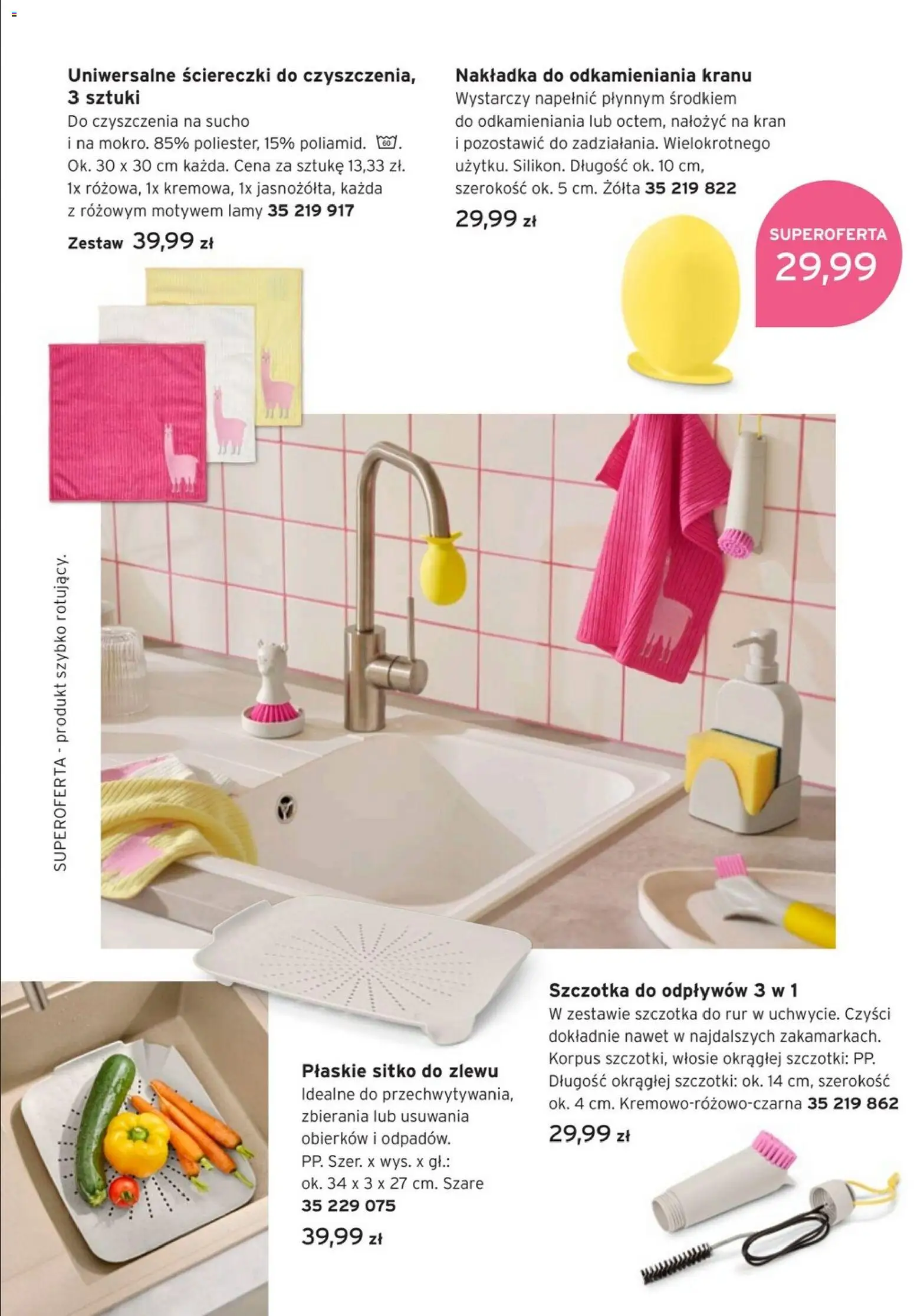 Tchibo promocje od 04.08.2026 | Strona: 4 | Produkty: Ściereczki, Szczotka
