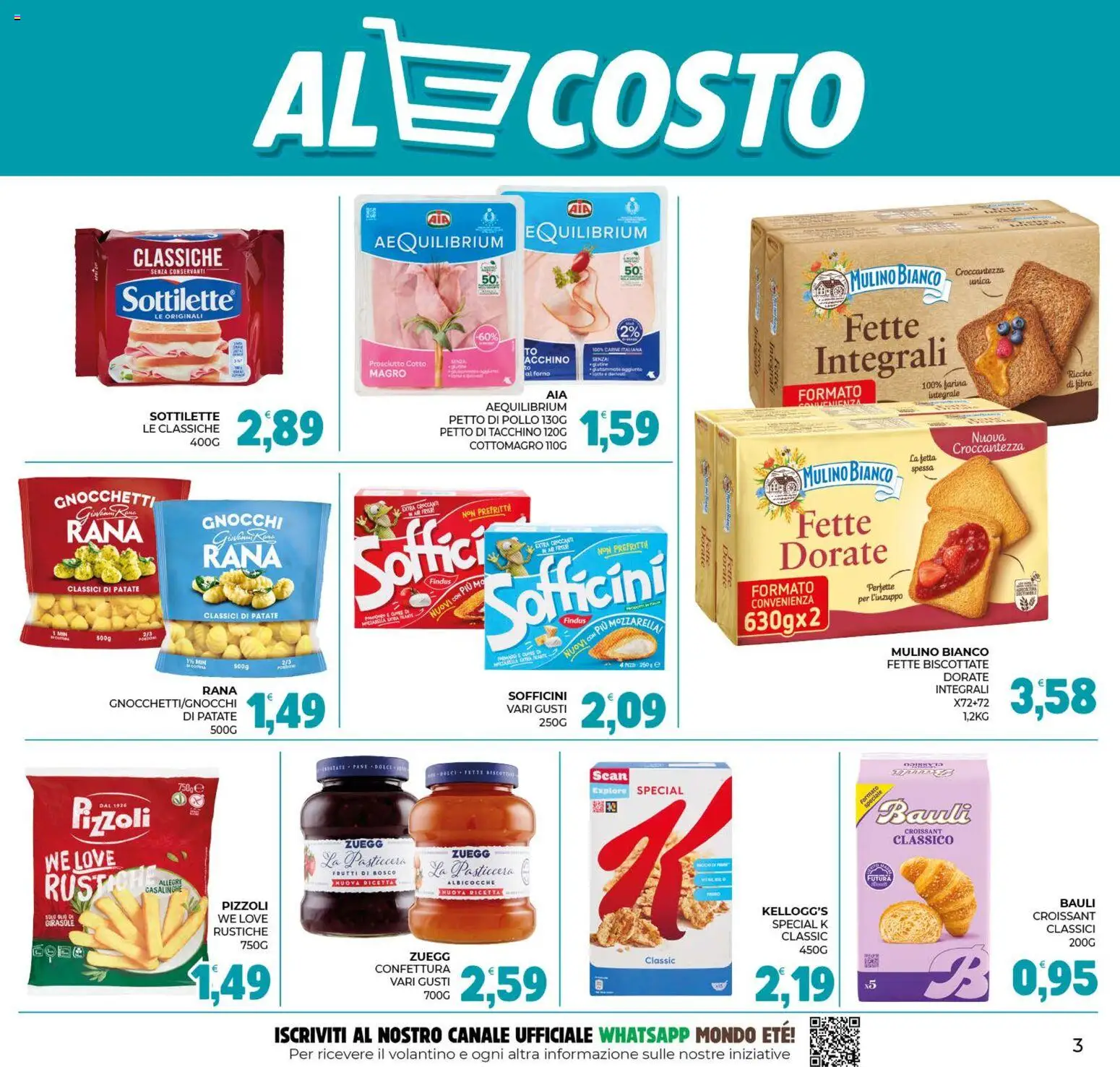 Volantino Eté del 22/09/2026 | Pagina: 3 | Prodotti: Petto di Pollo, Petto di tacchino, Croissant, Forno