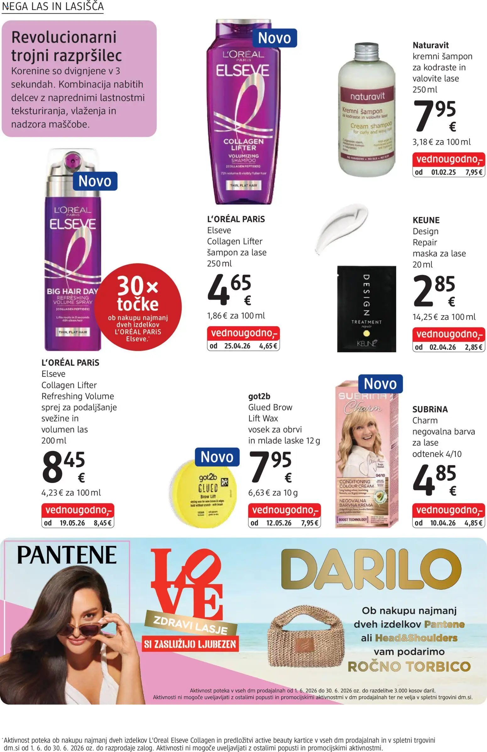 Novi DM Drogerie Markt katalog ponudbe – veljaven od 01.06.2026 | Stran: 20 | Izdelki: Barvna krema, Sampon, Barva za lase, Krema