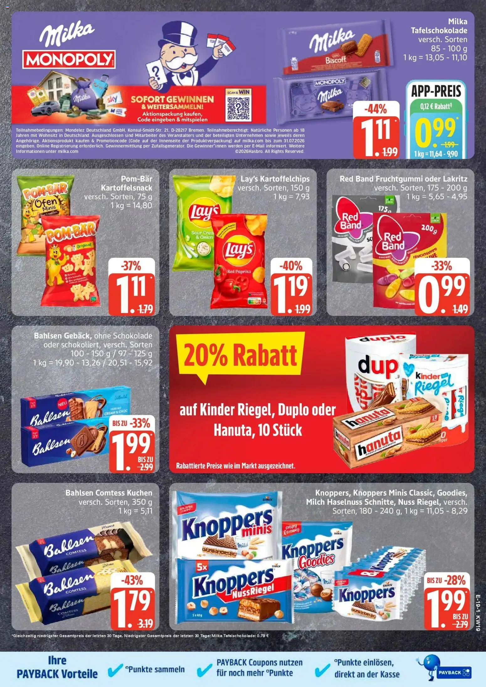 Marktkauf Prospekt Mölln	 – gültig ab 04.05.2026 | Seite: 22 | Produkte: Schokolade, Paprika, Knoppers, Kuchen
