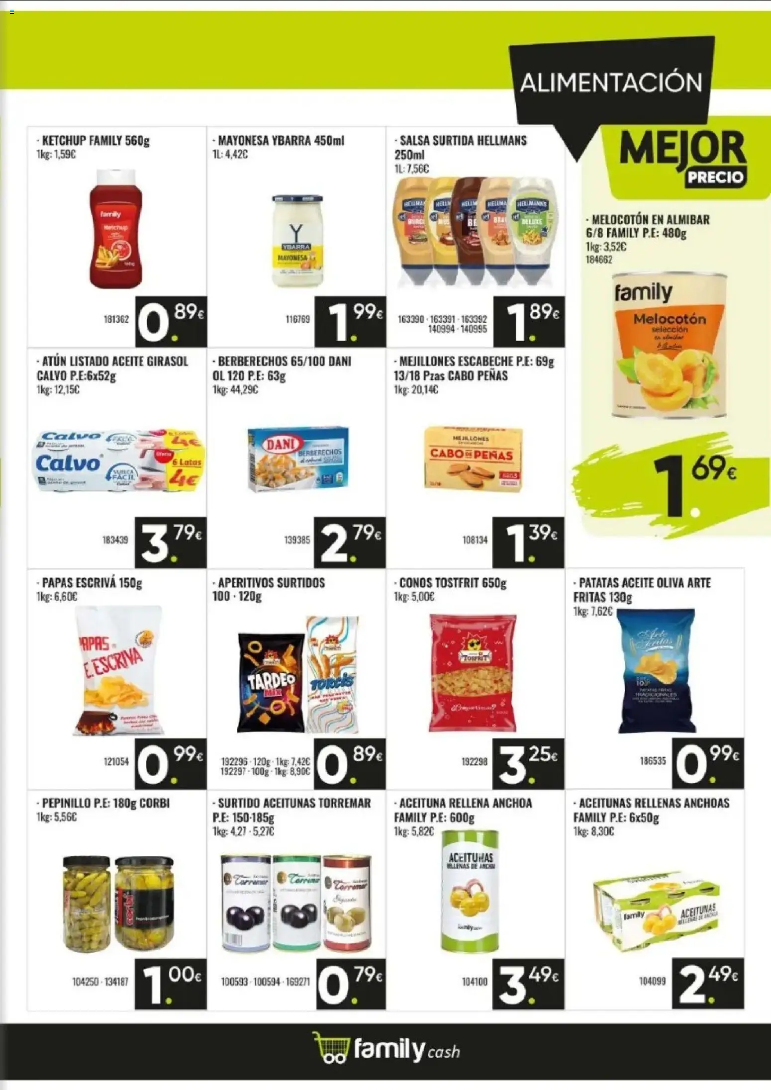 Family Cash folleto │ válido desde el 11.05.2026 | Página: 8 | Productos: Mejillones escabeche, Berberechos, Aceite, Anchoa