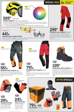 Espace Emeraude - Prévisualisation de Espace Emeraude catalogue valide à partir de 23/09/2026 | Page: 5 | Produits: Orange, Chaussures, Casque forestier, Lunettes