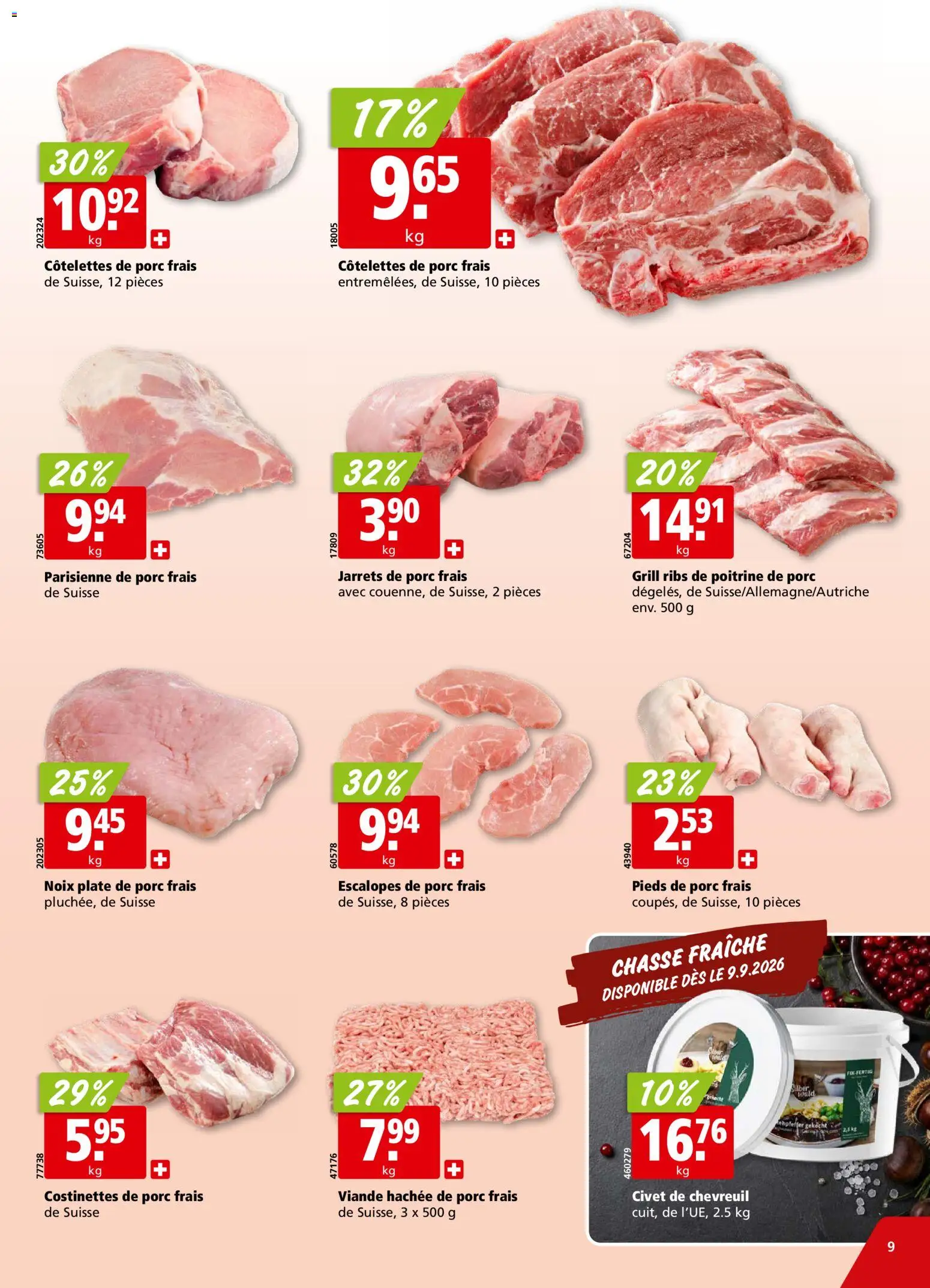 Aligro aktionen Chavannes, Matran, Genève, Sion – gültig ab 07.09.2026 | Seite: 9 | Produkte: Grill