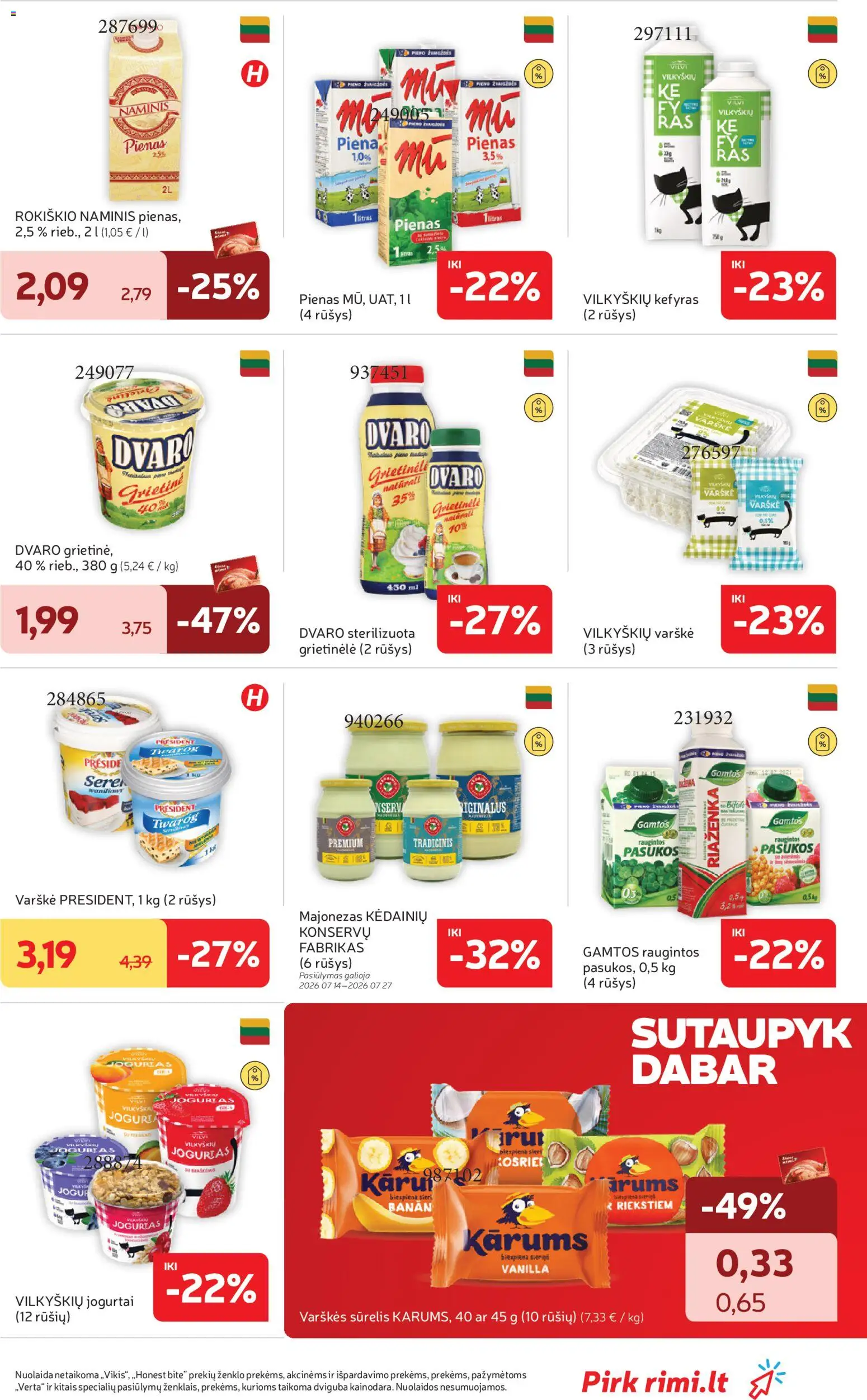 Rimi akcijos nuo 2026.07.21 | Puslapis: 19