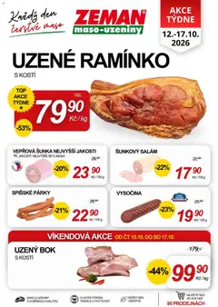 Náhled letáku Prodejny Zeman aktuální leták od 12.10.2026