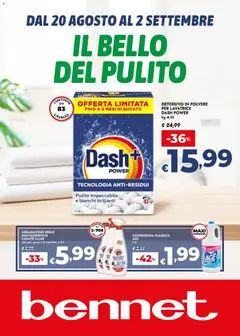 Anteprima del volantino bennet volantino Il Bello Del Pulito valido a partire dal 20/08/2026