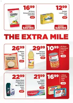 OK Foods specials catalogue – valid from 07/09/2026 | Page: 3 | Products: Rice, Soap, Antiperspirant, Lemon