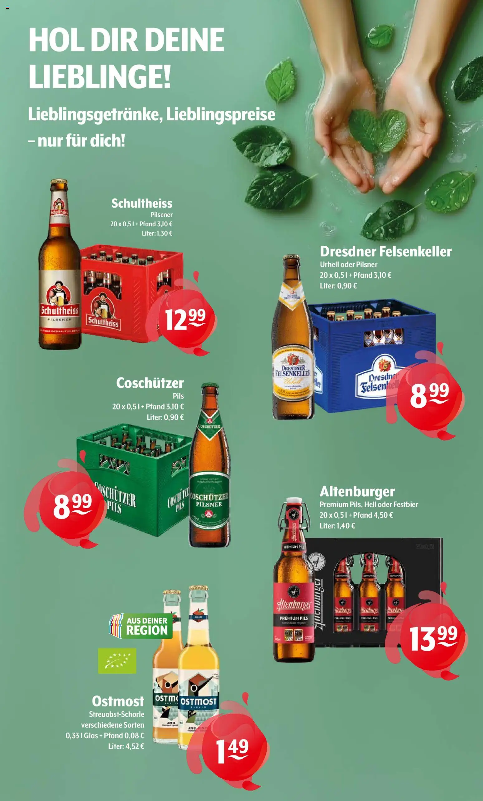 Getränke Hoffmann - Brandenburg – gültig ab 13.07.2026 | Seite: 9 | Produkte: Pils, Äpfel