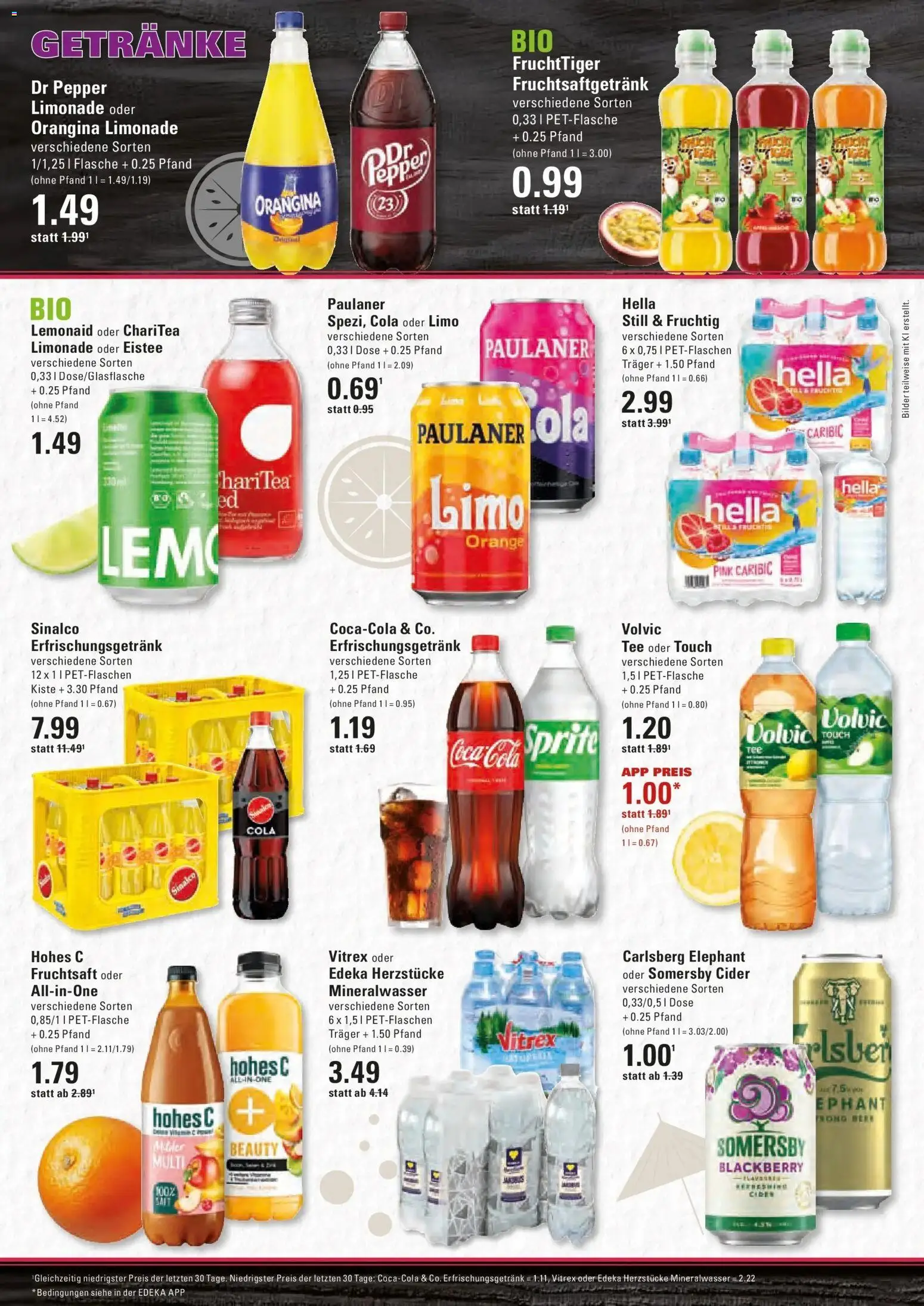 Edeka Prospekt Hamburg (ab 26.10.2026) » Angebote Online | Seite: 14 | Produkte: Cola, Mineralwasser, Hella, Tee