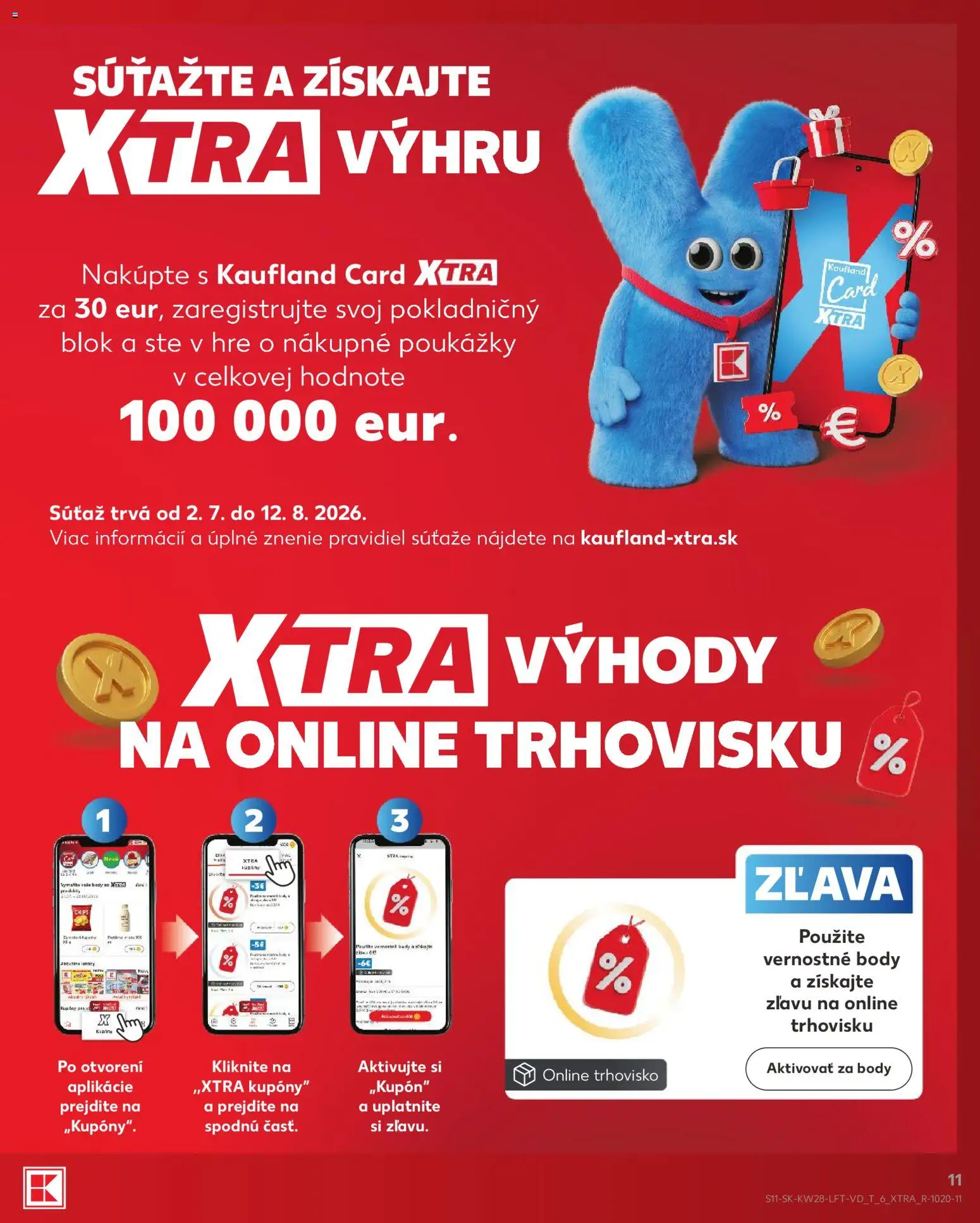Nové Kaufland akcie – leták je platný od 09.07.2026 | Strana: 11
