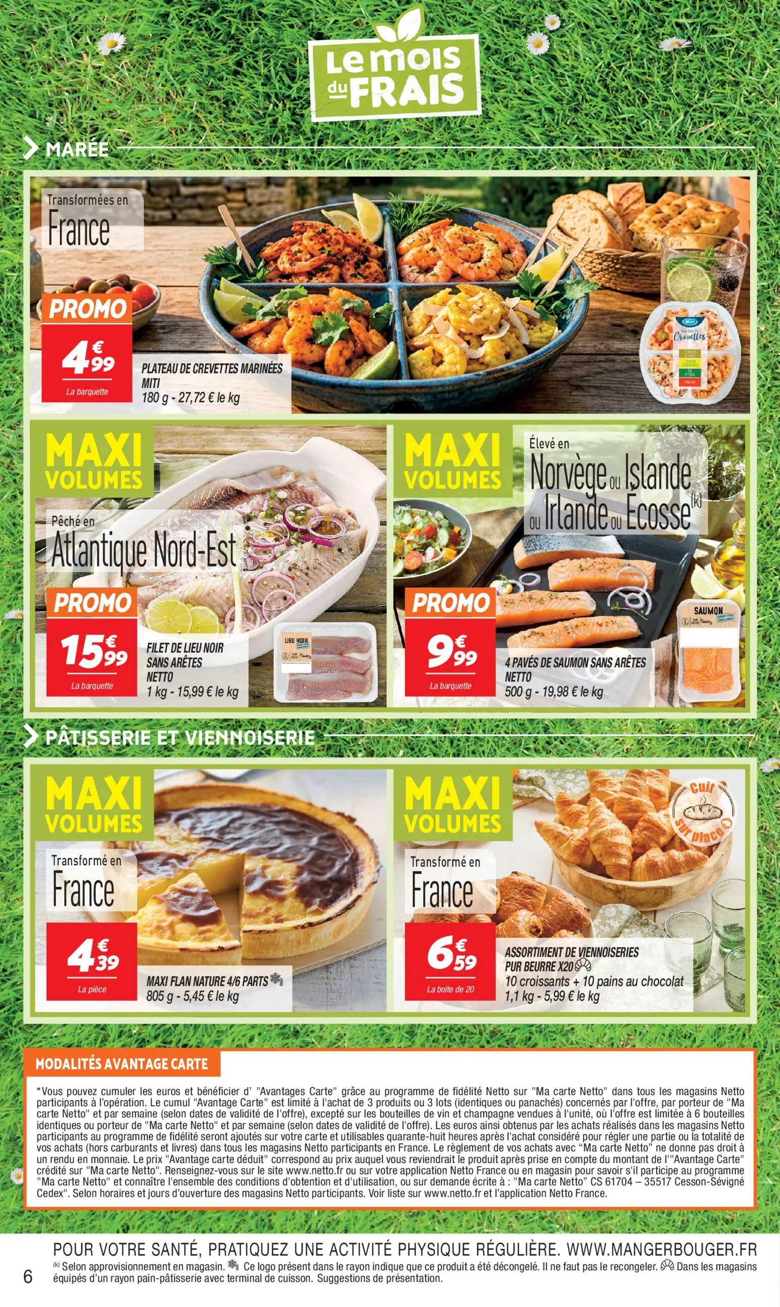 {H1} | Page: 6 | Produits: Crevettes, Prise, Beurre, Saumon