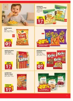 Ribola Katalog - Pregled kataloga iz trgovine Ribola, vrijedi od 27.05.2026 | Stranica: 17 | Proizvodi: Flips, Podravka, Kikiriki, Štapići
