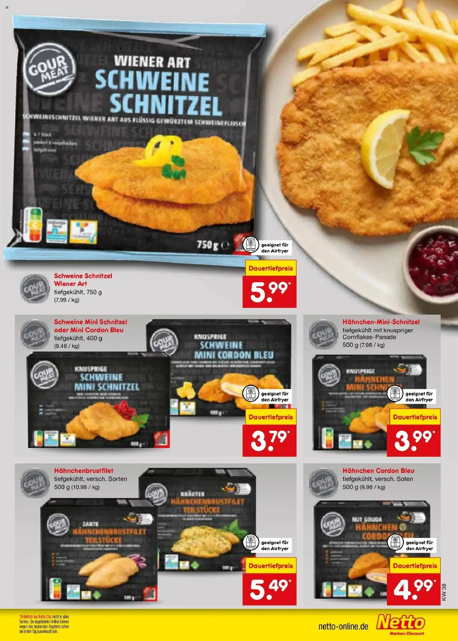 Netto Marken-Discount Prospekt Ludwigshafen-Edigheim – gültig ab 14.09.2026 | Seite: 13 | Produkte: Hahnchen, Gouda, Schnitzel