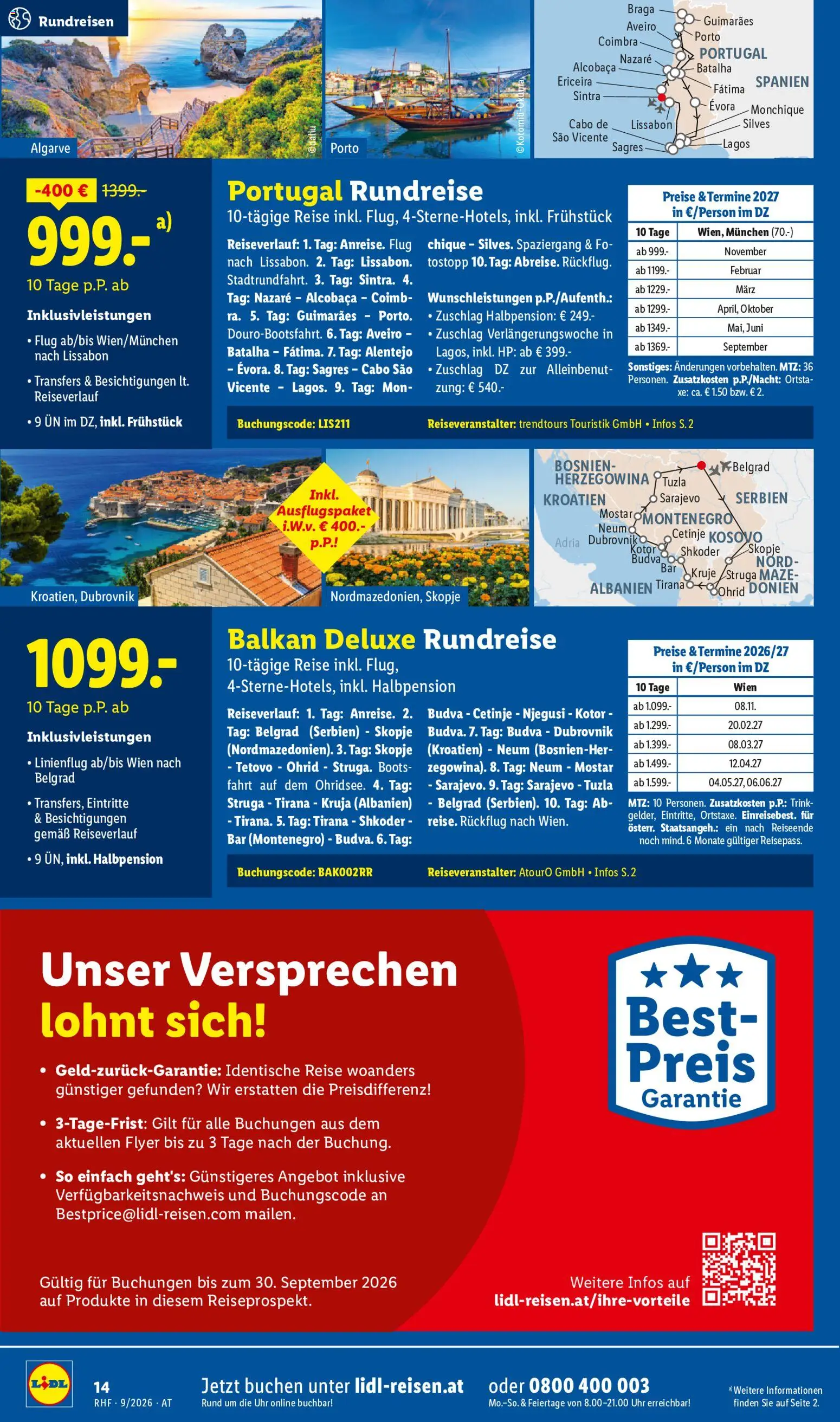 Lidl September Reise - Highlights gültig ab 31.08.2026 | Seite: 14 | Produkte: Uhr