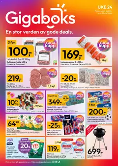 Forhåndsvisning av Gigaboks kundeavis gyldig fra 08.06.2026