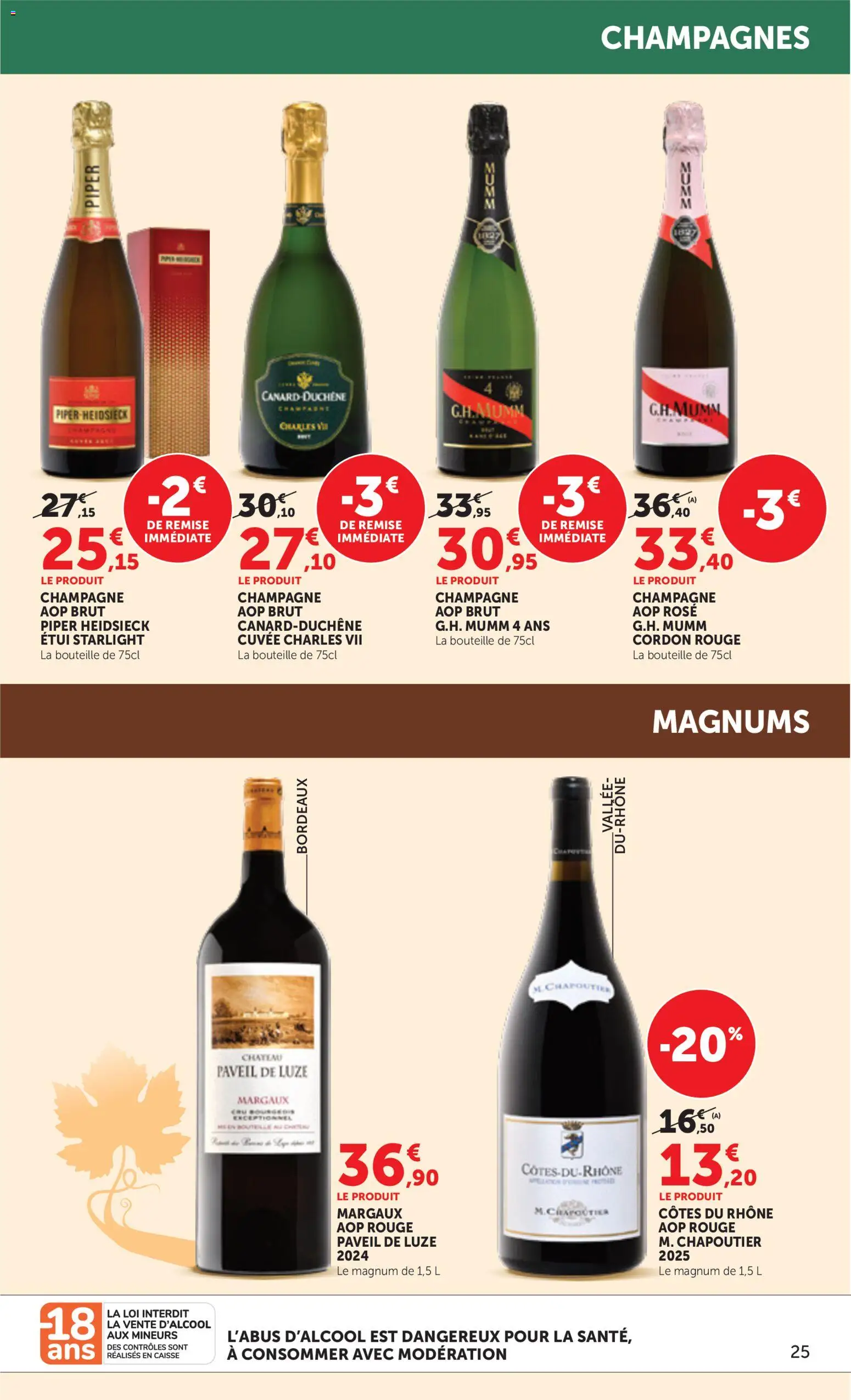 {H1} | Page: 25 | Produits: Étui, Champagne, Brut champagne, Bouteille