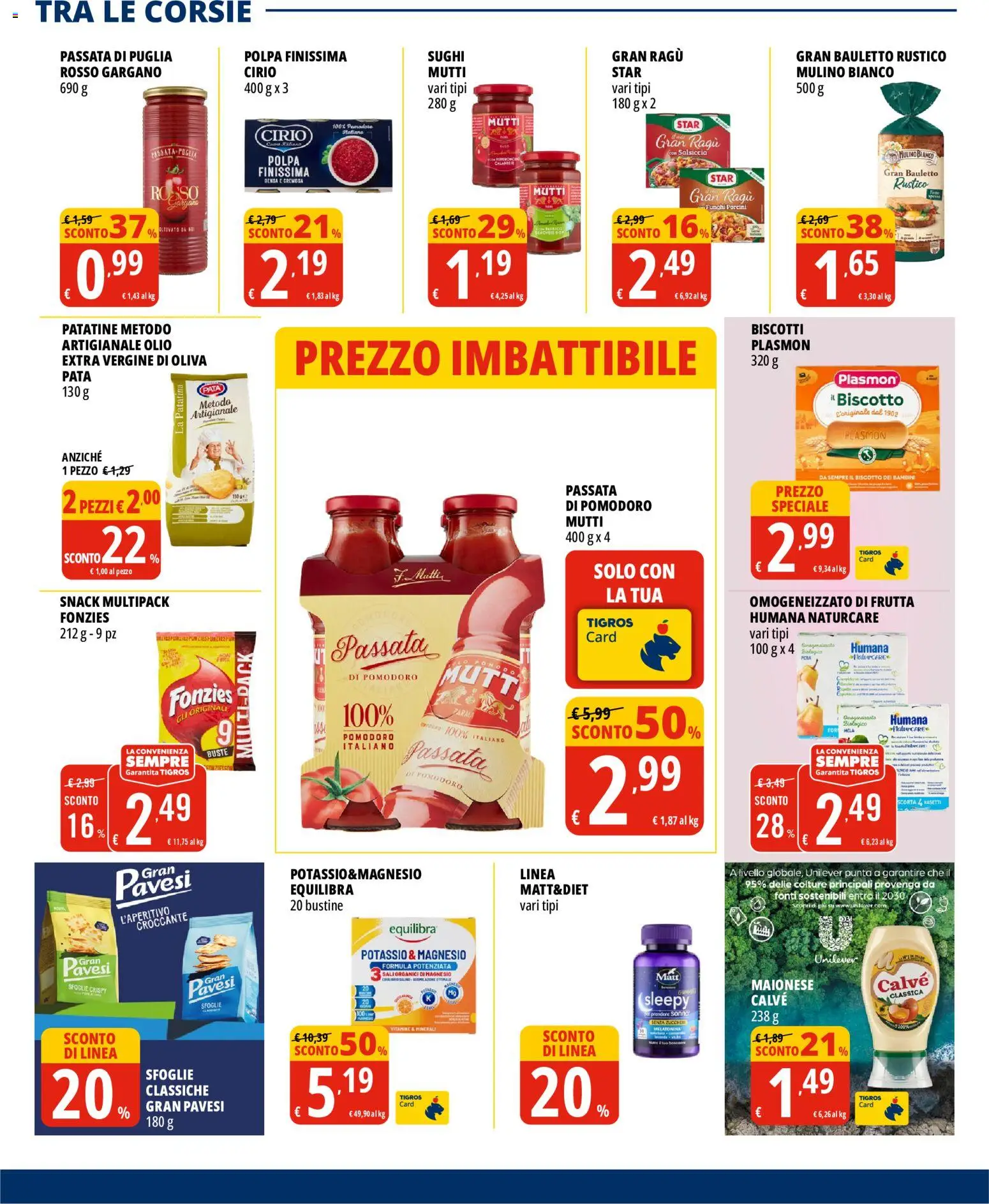 Volantino Tigros del 03.06.2026 | Pagina: 19 | Prodotti: Frutta, Maionese, Pomodoro, Funghi