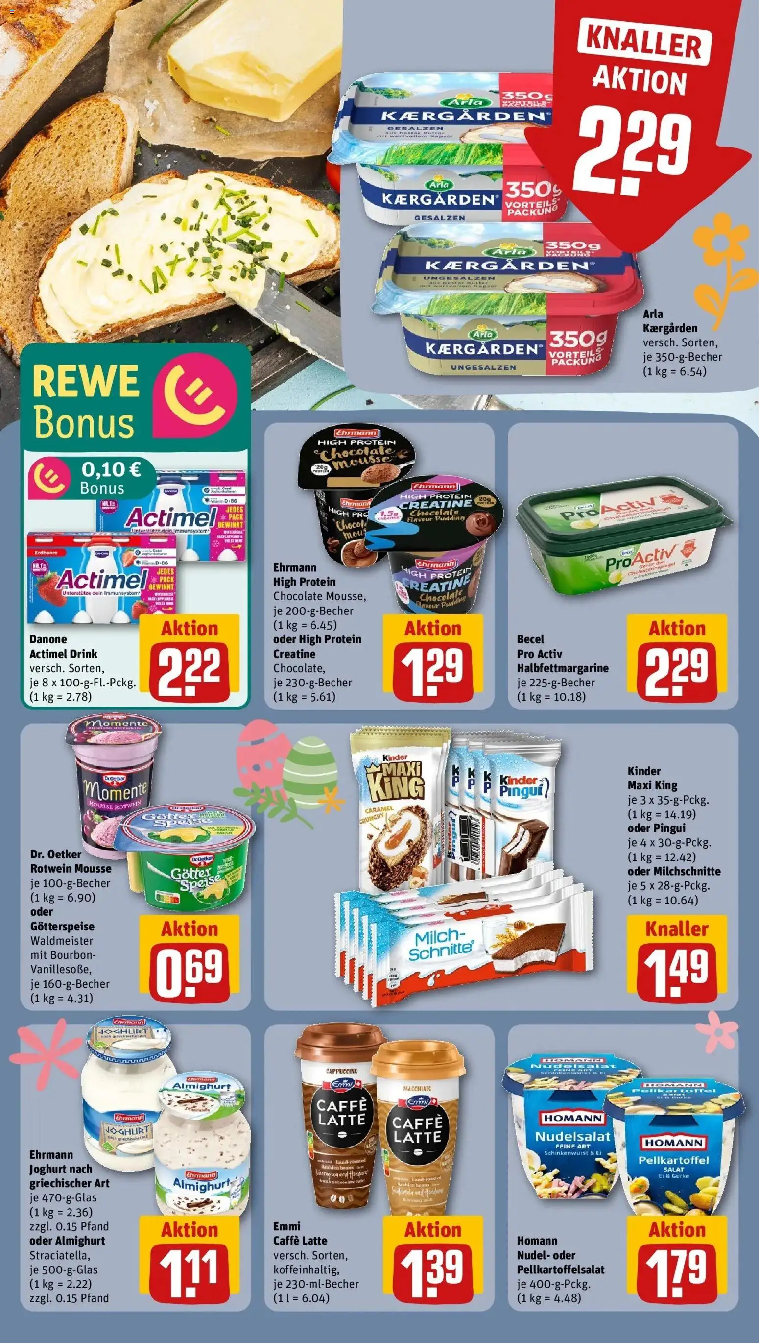 Rewe Prospekt Neunburg Vorm Wald	 – gültig ab 15.03.2026 | Seite: 15 | Produkte: Milch, Joghurt, Becel, Pudding