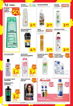 Vista previa Alcampo folleto válido desde el 08/10/2026 | Página: 22 | Productos: Gel de ducha, Aceite, Aloe Vera, Baño