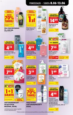 Pogląd oferty "Kremowe mydło w płynie Linda, 500 ml, Kremowe mydło w płynie Linda, 500 ml, różne rodzaje" - ważna od 08.06.2026 | Strona: 75