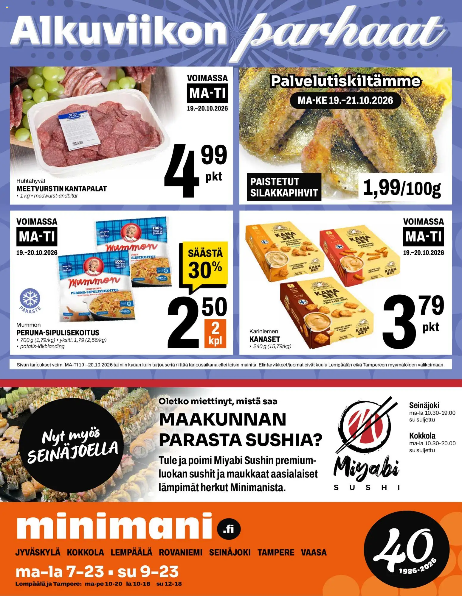 Minimani tarjoukset – voimassa 14/10/2026 alkaen | Sivu: 8 | Tuotteet: Kana