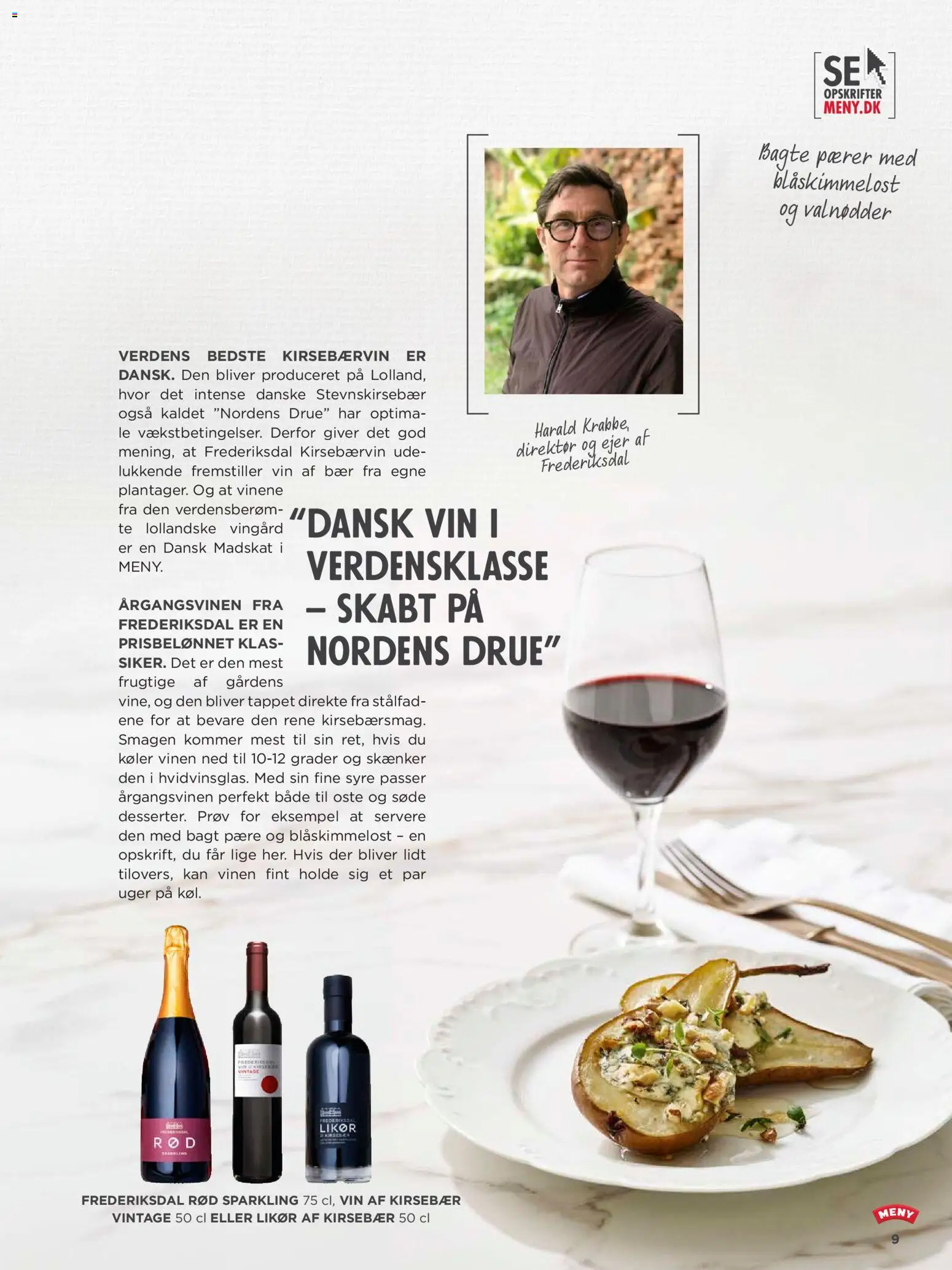 Meny tilbudsavis – gyldig fra 01.02.2026 | Side: 9 | Produkter: Vin, Valnødder, Kirsebærvin, Pærer