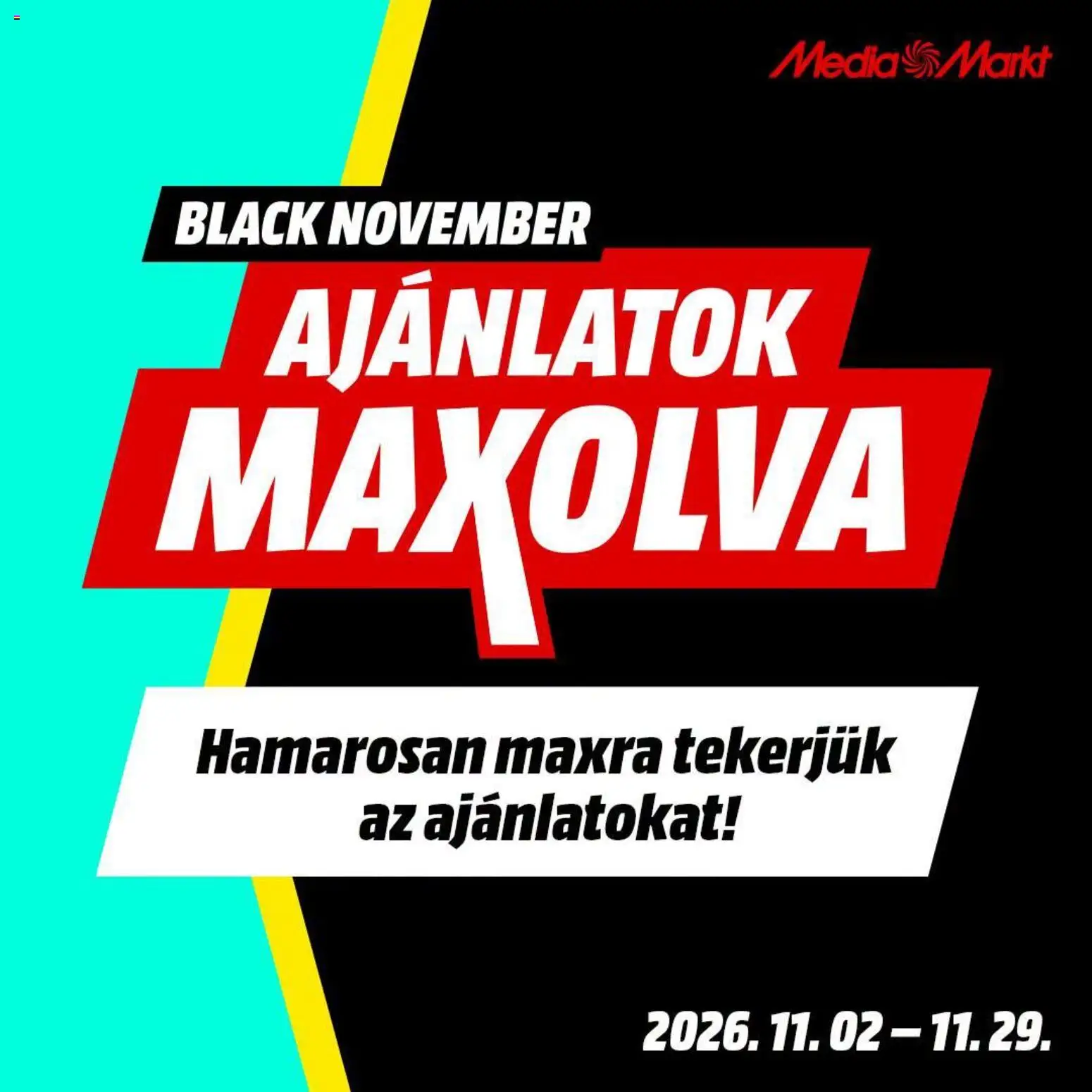 Media Markt akciós ujság - amely érvényes a következő dátumtól: 2026.10.29. | Oldal: 1