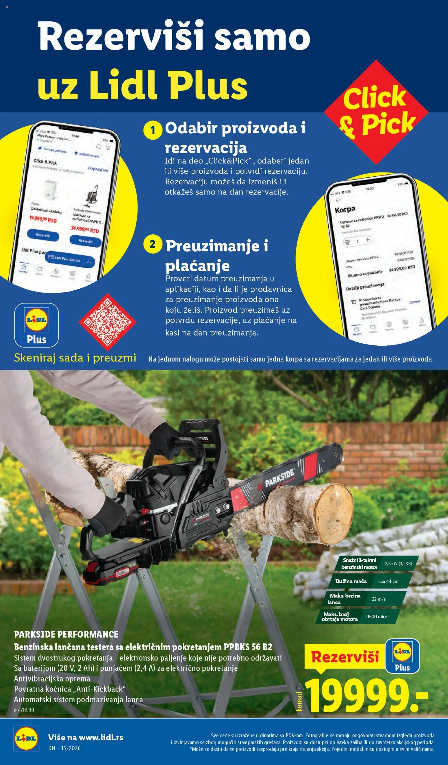 Lidl katalog - važi od 09.04.2026 | Strana: 92 | Proizvode: Usisivač, Parkside, Korpa, Odvlaživač vazduha