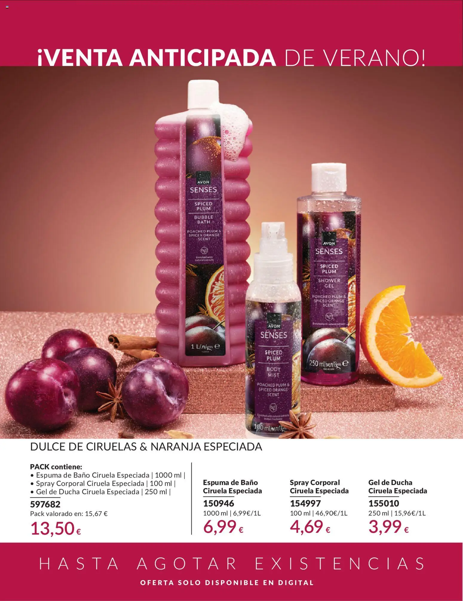 Catálogo AVON campaña 6 │ válido desde el 01.06.2026 | Página: 207 | Productos: Gel de ducha, Espuma de baño, Body, Ducha