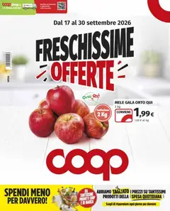 Anteprima del volantino COOP volantino Monza valido a partire dal 17/09/2026