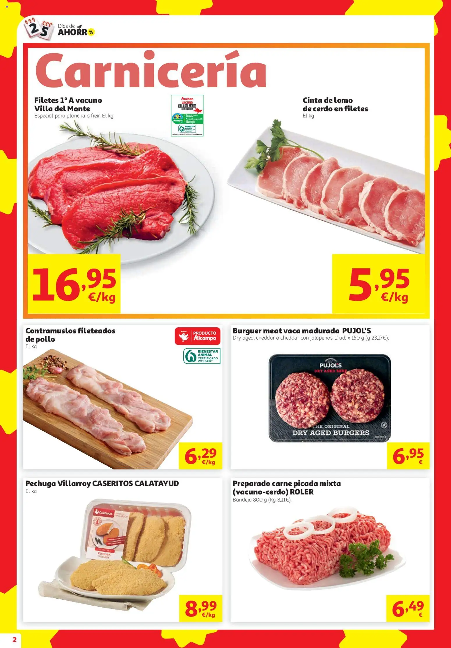 Alcampo Superstore Catalan │ válido desde el 24/09/2026 | Página: 2 | Productos: Carne picada mixta, Cerdo, Bandeja, Pollo