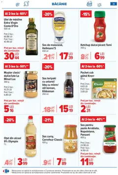 Ofertele Carrefour valabile de la 03.06.2026 | Pagină: 26 | Produse: Măsline, Paste, Ketchup, Sos