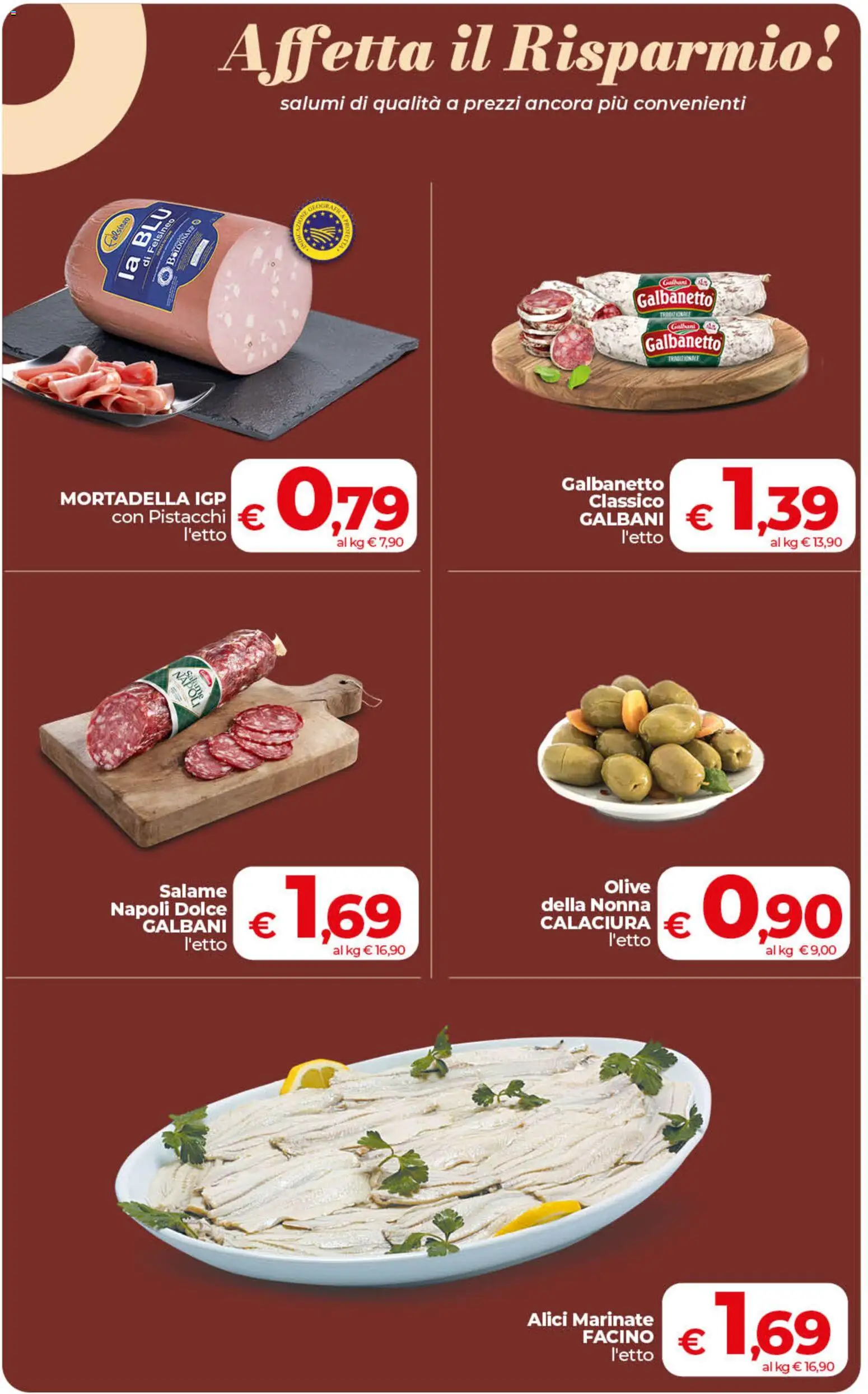 Volantino COOP del 10/07/2026 | Pagina: 11 | Prodotti: Salame, Mortadella, Pistacchi, Alici