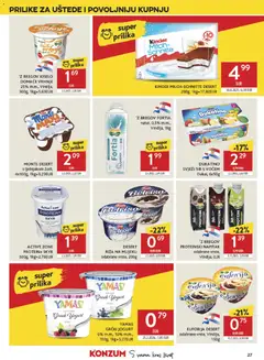 Konzum Katalog - Pregled kataloga iz trgovine Konzum, vrijedi od 23.09.2026 | Stranica: 27