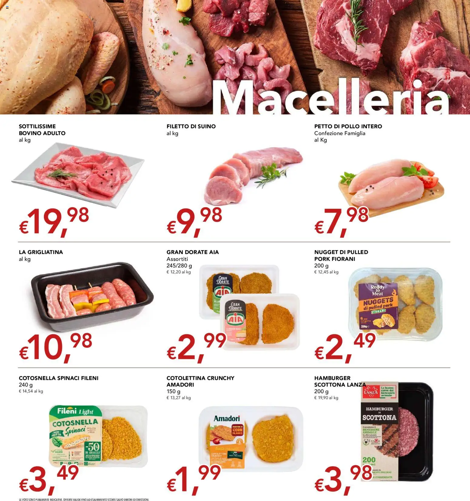 Volantino Migross del 02/07/2026 | Pagina: 3 | Prodotti: Bovino, Pollo, Nuggets, Hamburger