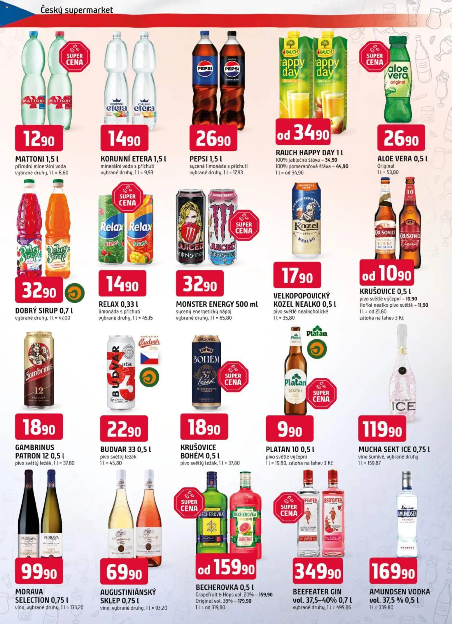 Trefa leták od 16.09.2026 | Strana: 10 | Produkty: Mattoni, Voda, Pivo, Kozel