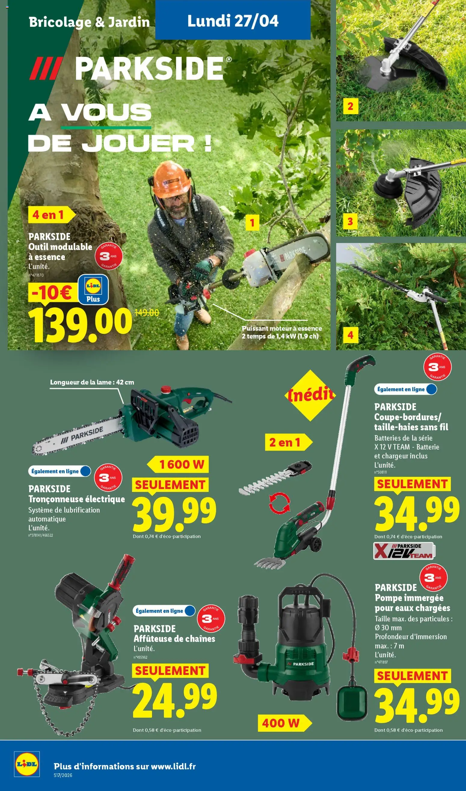 {H1} | Page: 46 | Produits: Tronçonneuse, Tronçonneuse electrique, Batterie