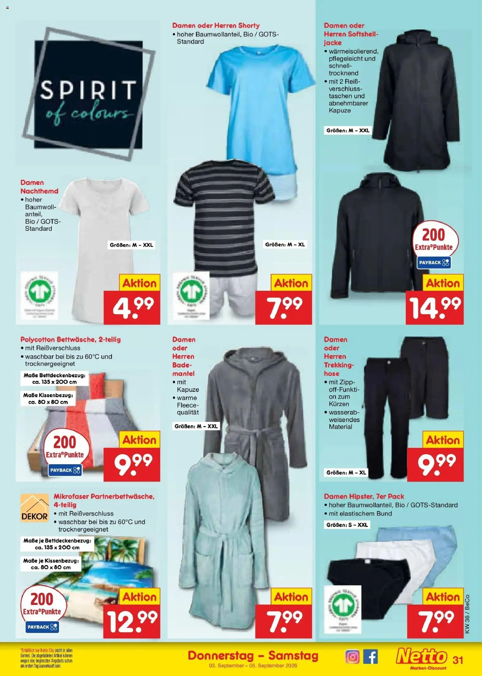 Netto Marken-Discount Prospekt Bitterfeld-Wolfen (ab 31.08.2026) » Angebote | Seite: 41 | Produkte: Taschen, Jacke, Mantel, Hose