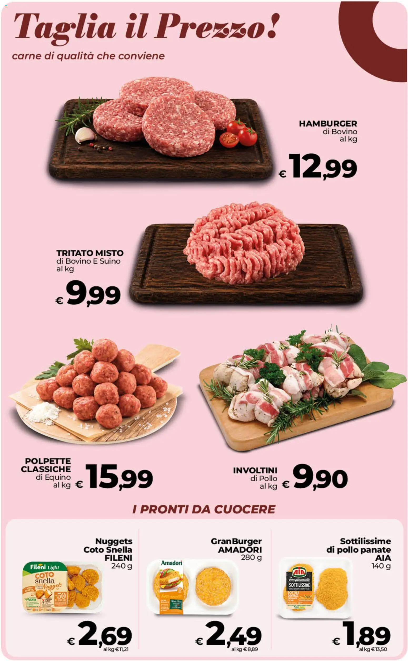 Volantino COOP del 02/10/2026 | Pagina: 13 | Prodotti: Pollo, Nuggets, Suino, Carne