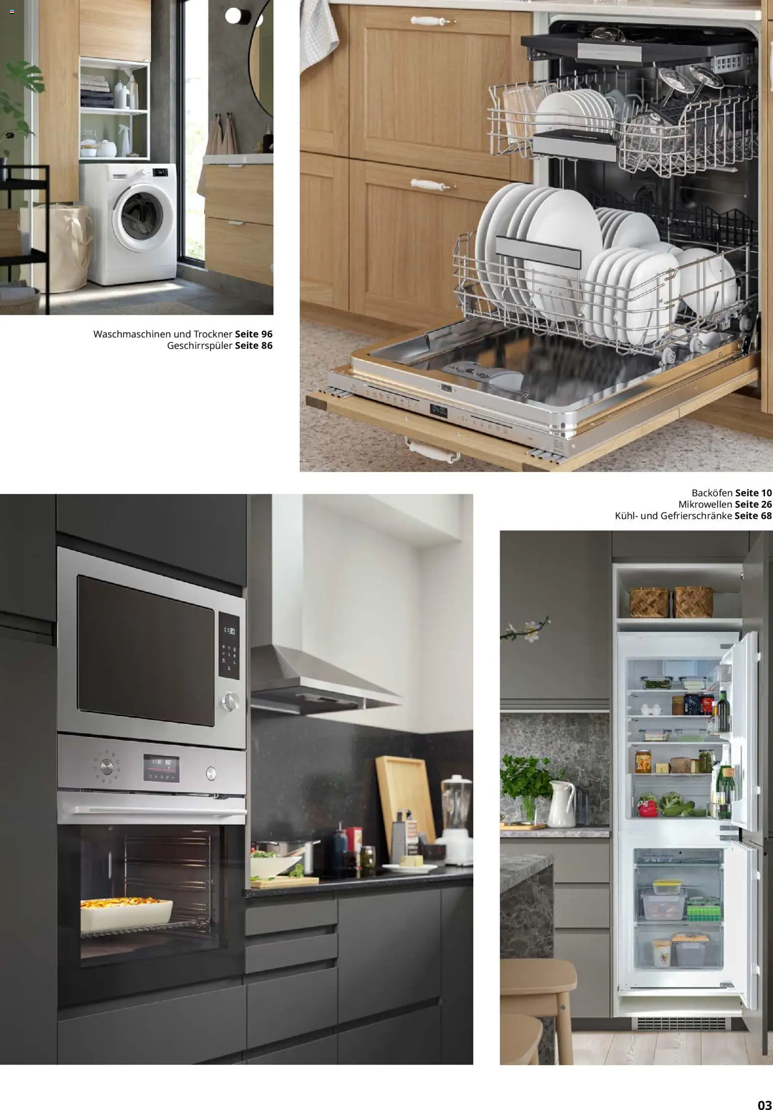 Ikea Elektrogeräte – gültig ab 02.01.2026 | Seite: 3 | Produkte: Trockner, Geschirrspüler, Backofen