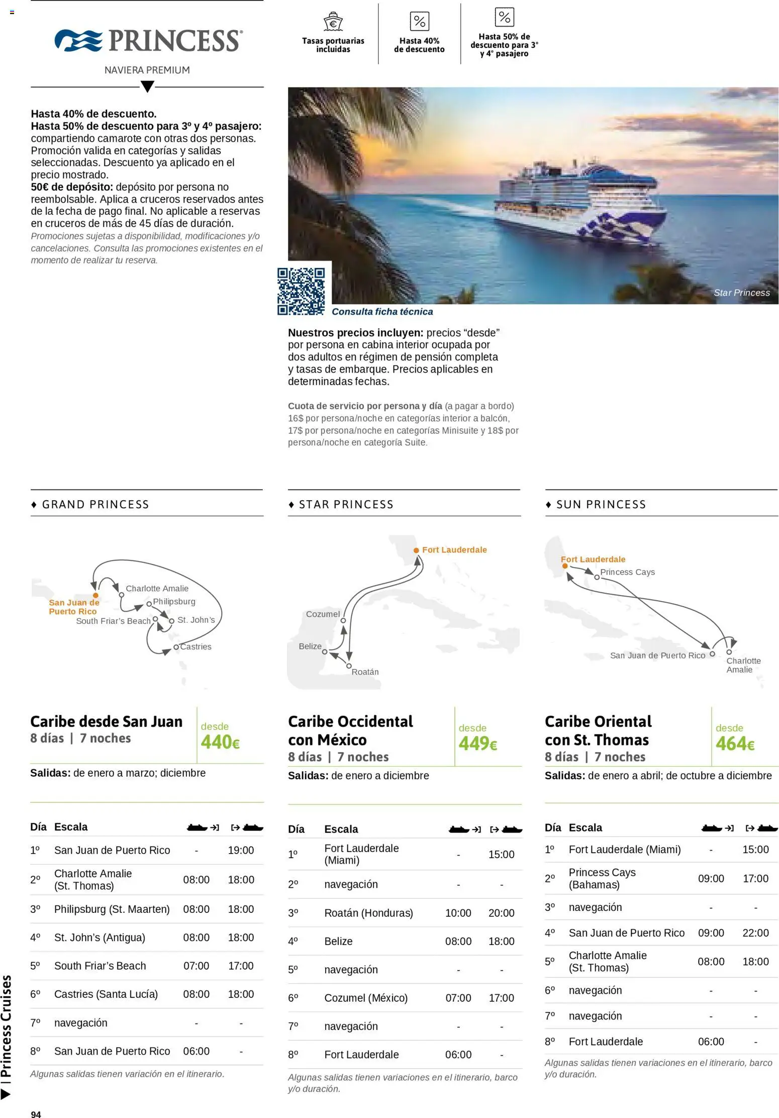 Viajes El Corte Inglés Cruceros marítimos │ válido desde el 01/01/2026 | Página: 95 | Productos: Navegación