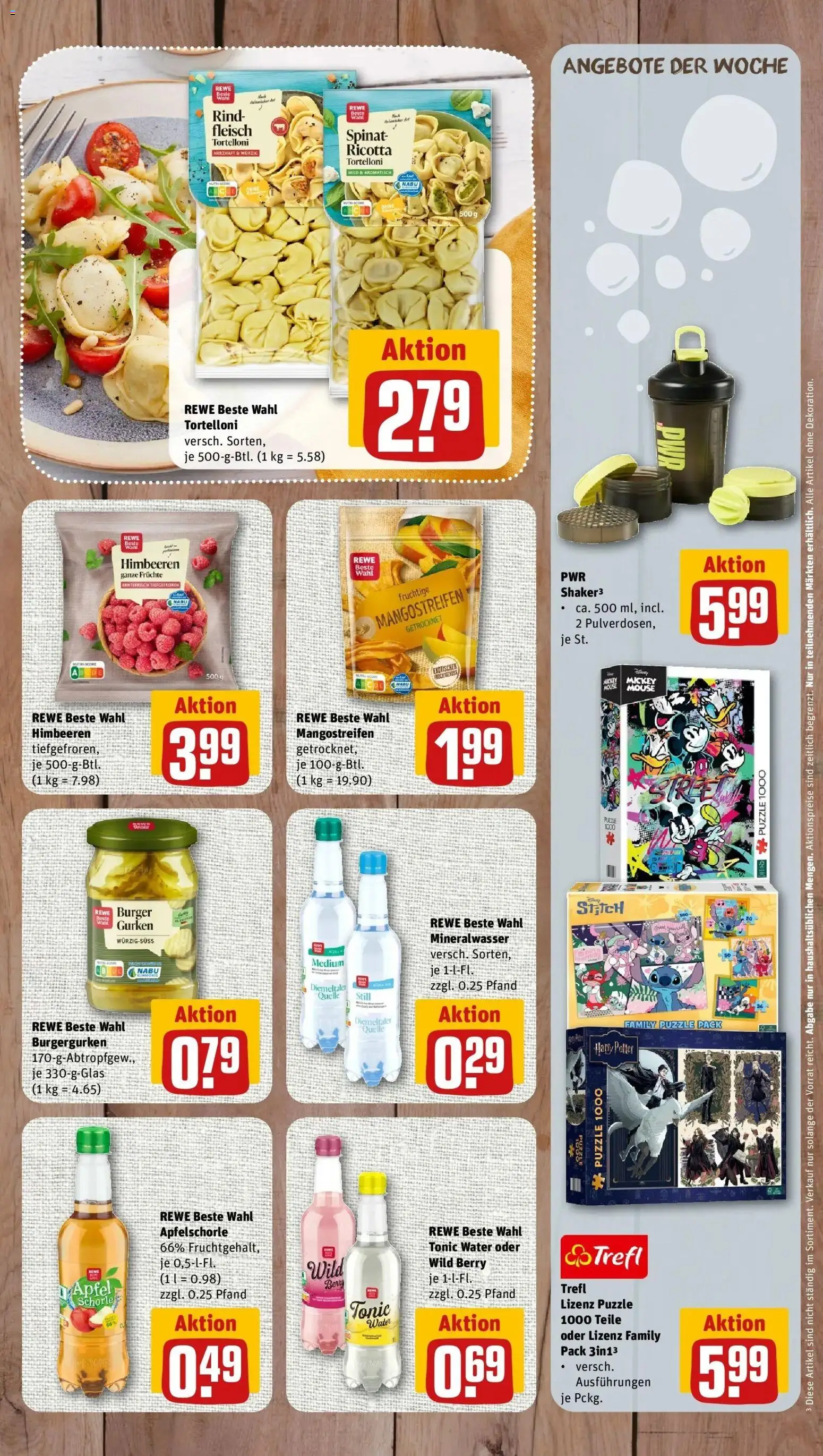 REWE Prospekt ab 31.08.2026 zum Blättern » Angebote | Seite: 7 | Produkte: Himbeeren, Burger, Äpfel, Gurken