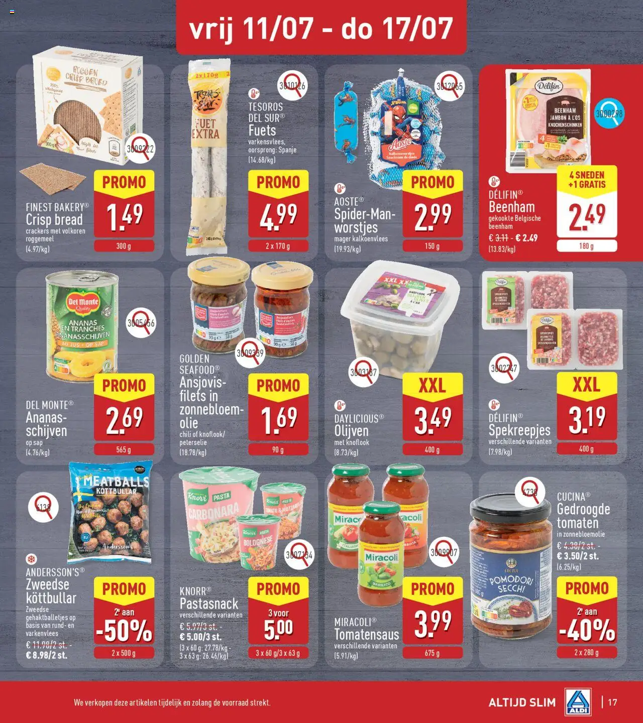 {H1} | Pagina: 17 | Producten: Sap, Ananas, Pasta, Kész piskótalap